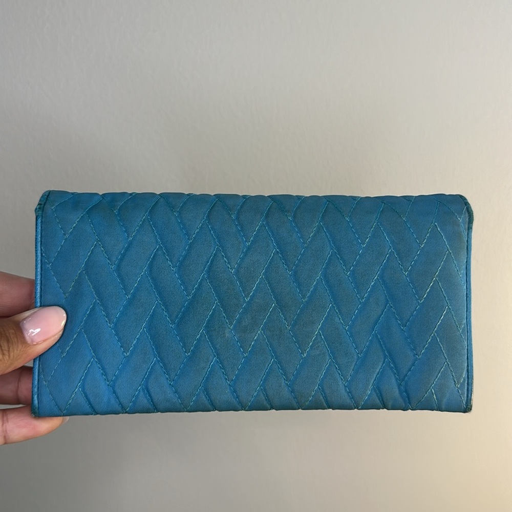 Prada Blue Wallet pre loved - Picture 3 of 10